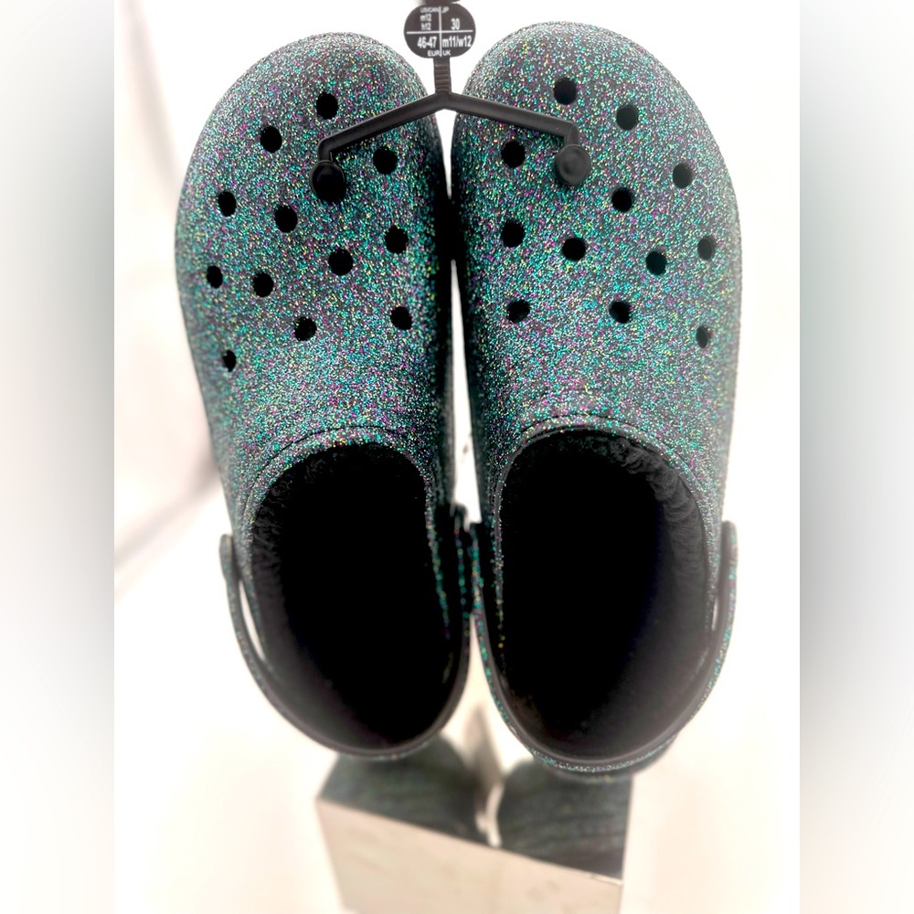 Unisex Crocs Classic Glitter Lined BNWT sized M12/W14